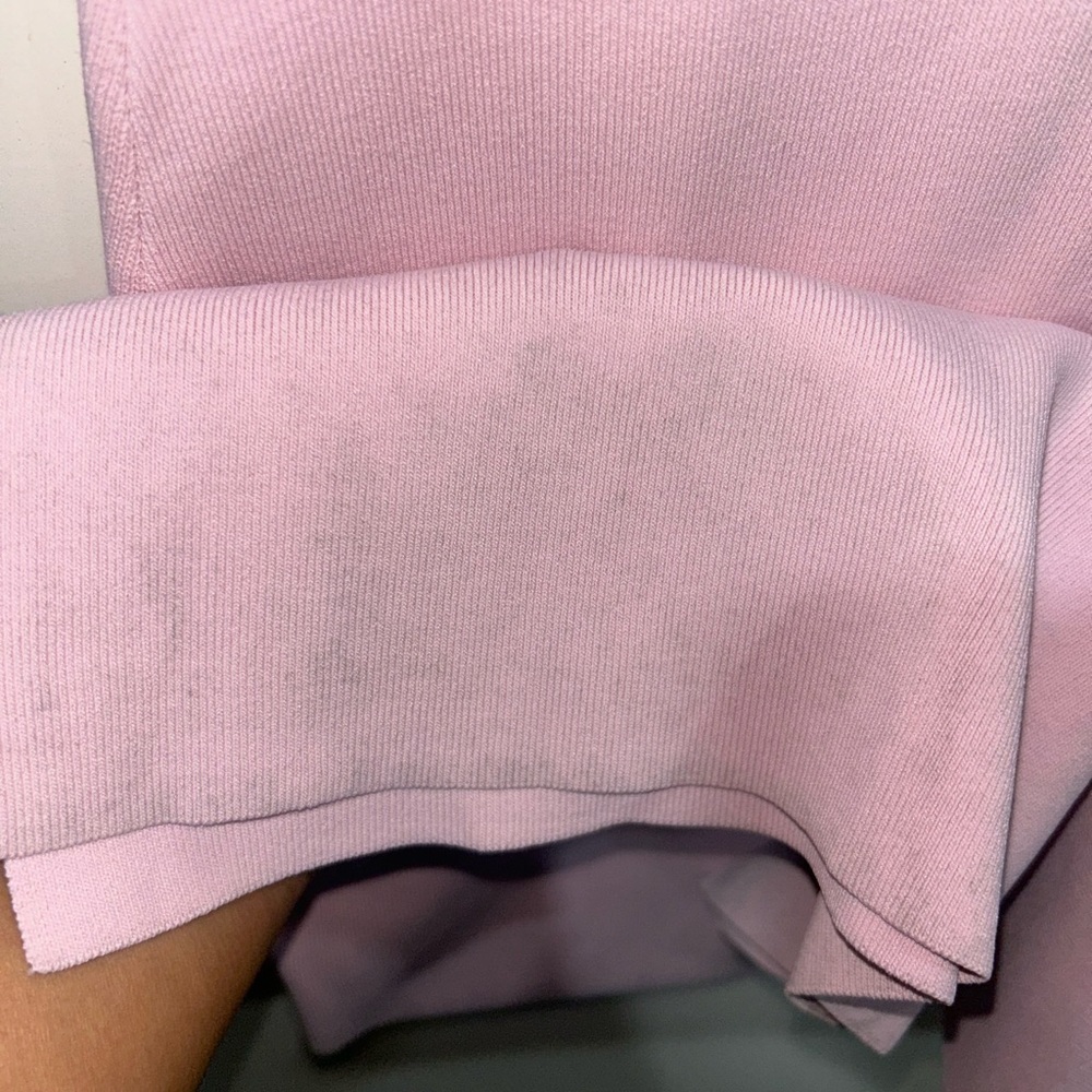 Ted Baker London Lounia Fluted Sleeve Body-Con Sweater Dress Light pink Size 2 - Picture 14 of 16